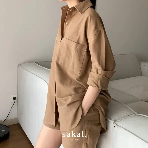 SAKAL Linen Shirt Set