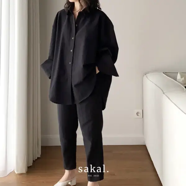 SAKAL Oversized Linen Set